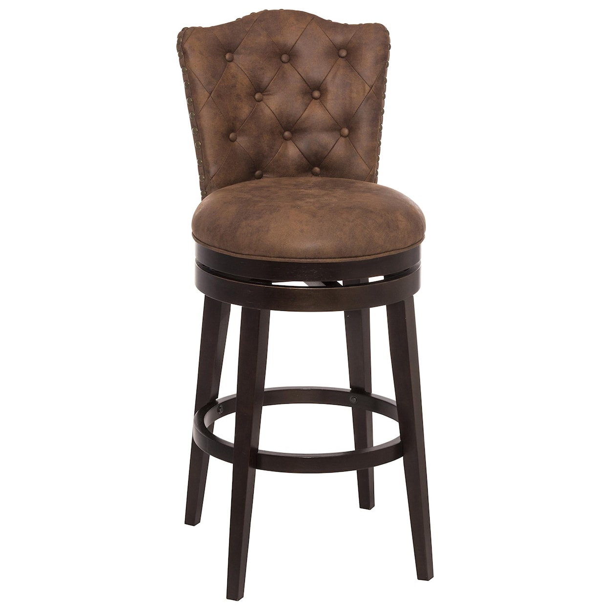 Hillsdale Wood Stools Swivel Counter Stool