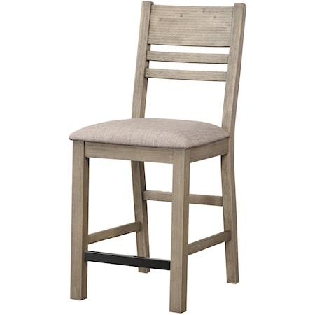 Thin Ladder Back Counter Stool