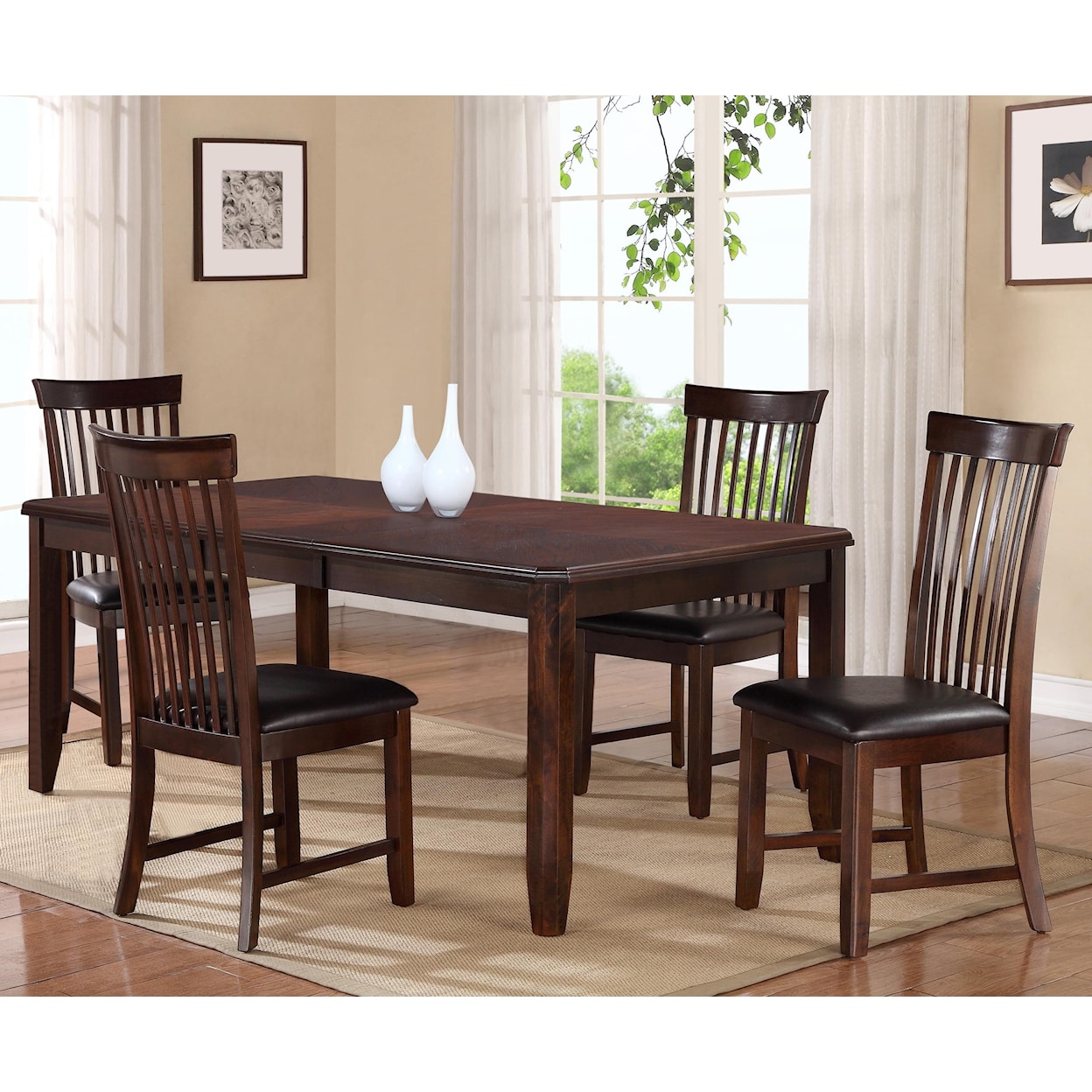 Holland House 19003 5-Piece Dining Table Set