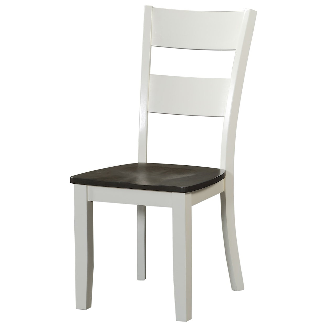 HH Carey White Ladderback Side Chair