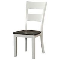 Ladderback Side Chair with Tapered Legs