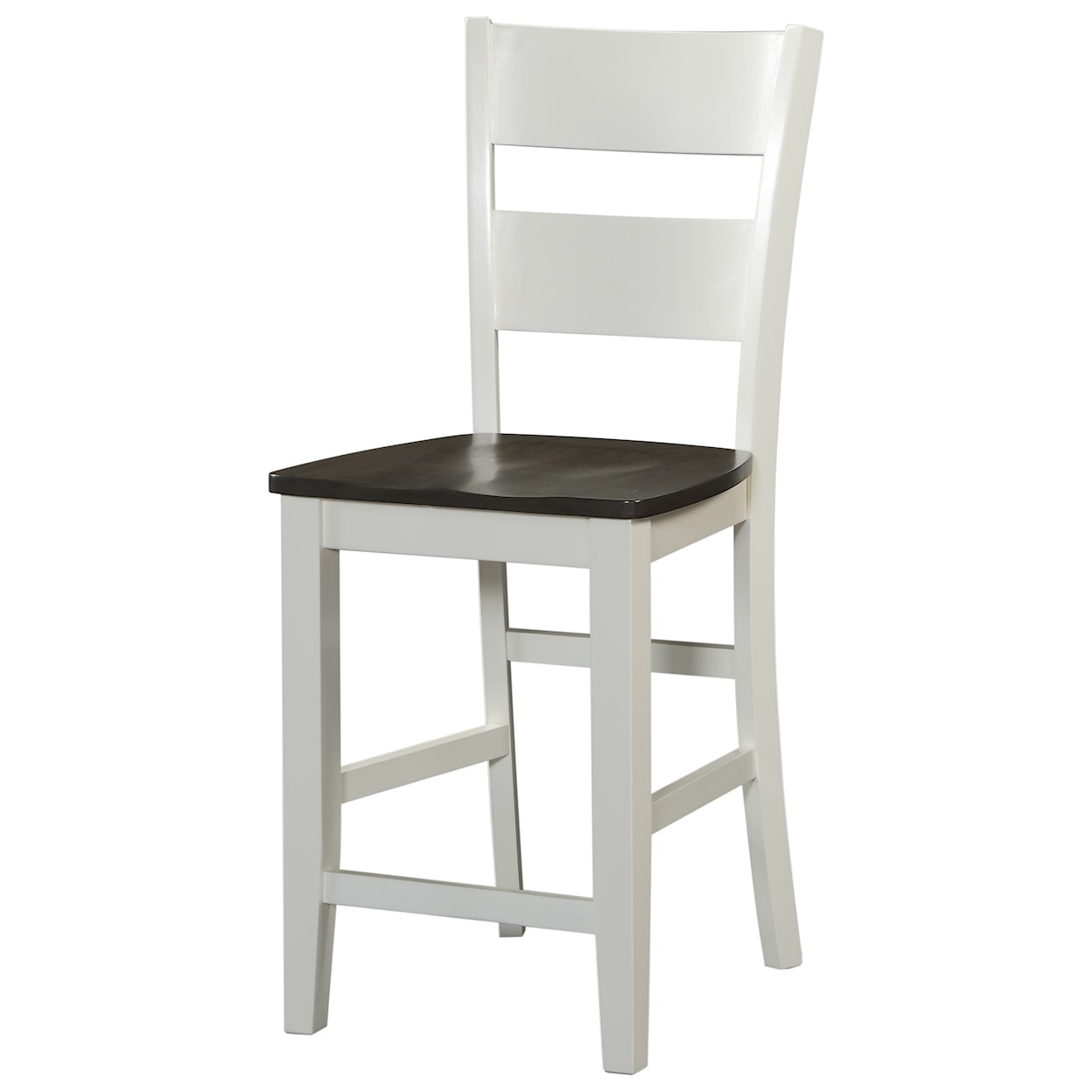 HH Carey White Counter Height Chair