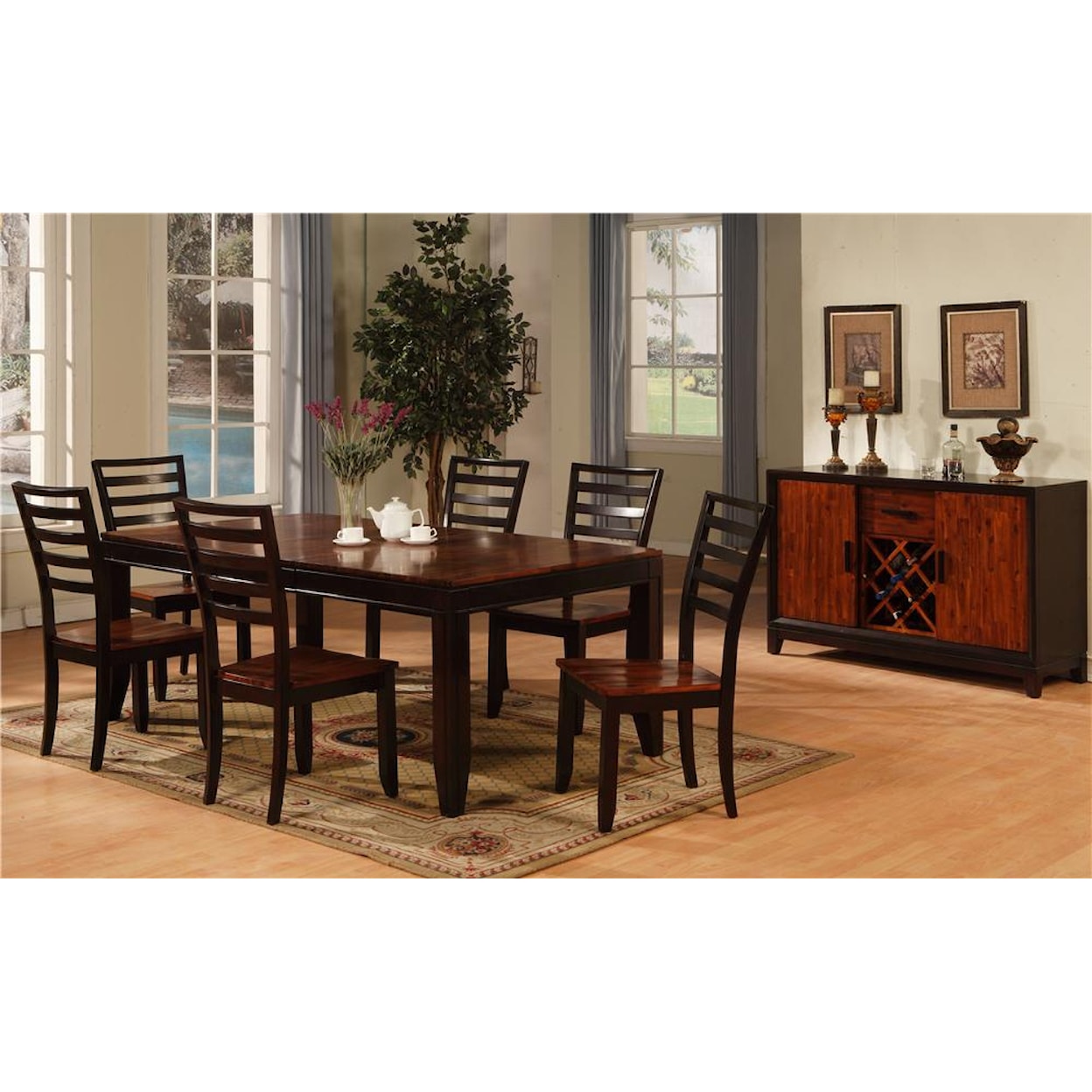 Holland House Adaptable Dining 7 Piece Dining Set