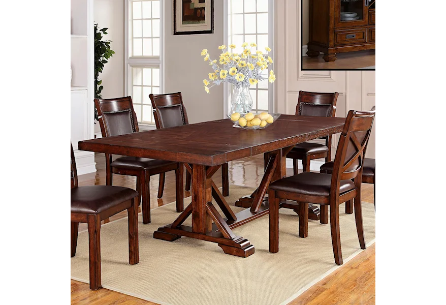 Cascade Cascade Trestle Table by HH at Walker's Furniture