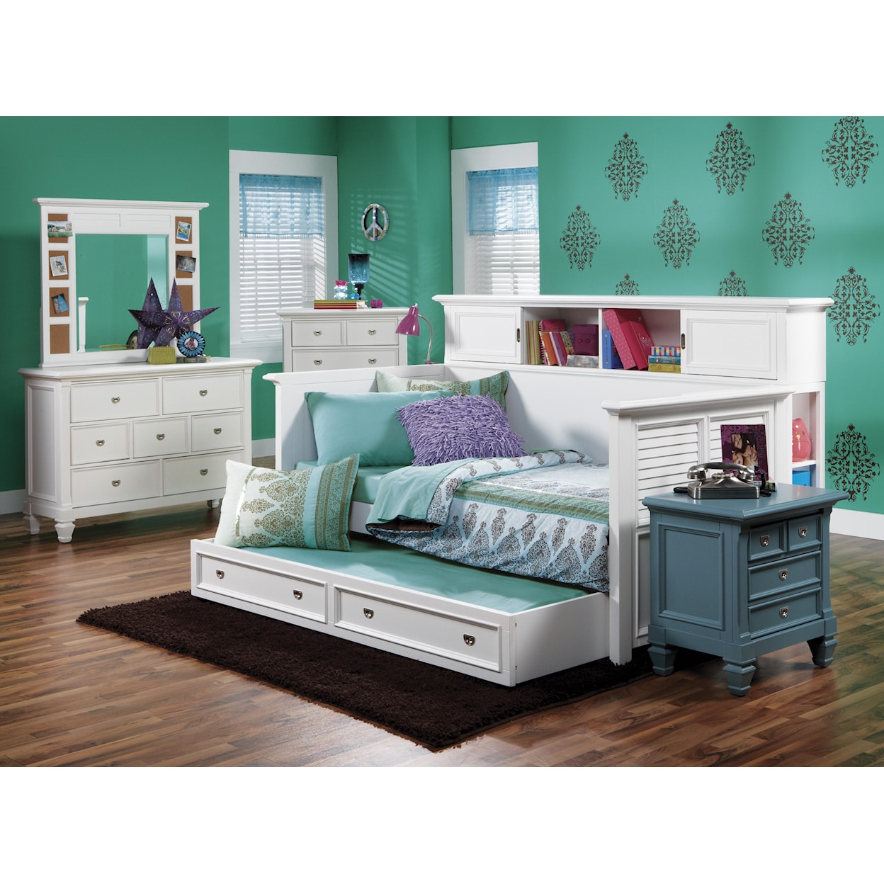 Holland House Belmar Youth Bookcase Day Bed