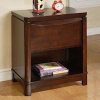 1 Drawer Night Stand with Lower Shelf