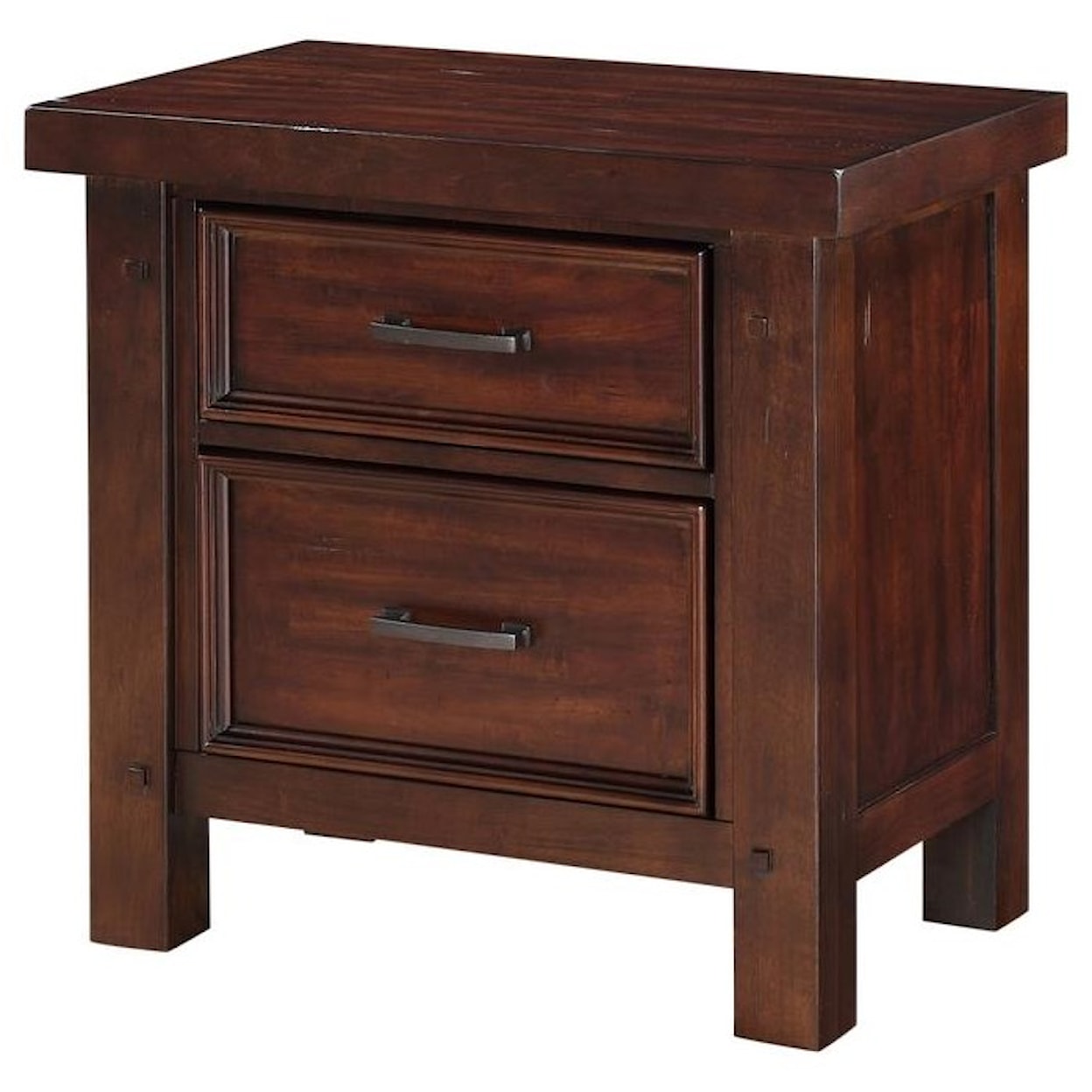 HH HAYWARD 2 DRAWER NIGHTSTAND