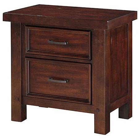 2 DRAWER NIGHTSTAND