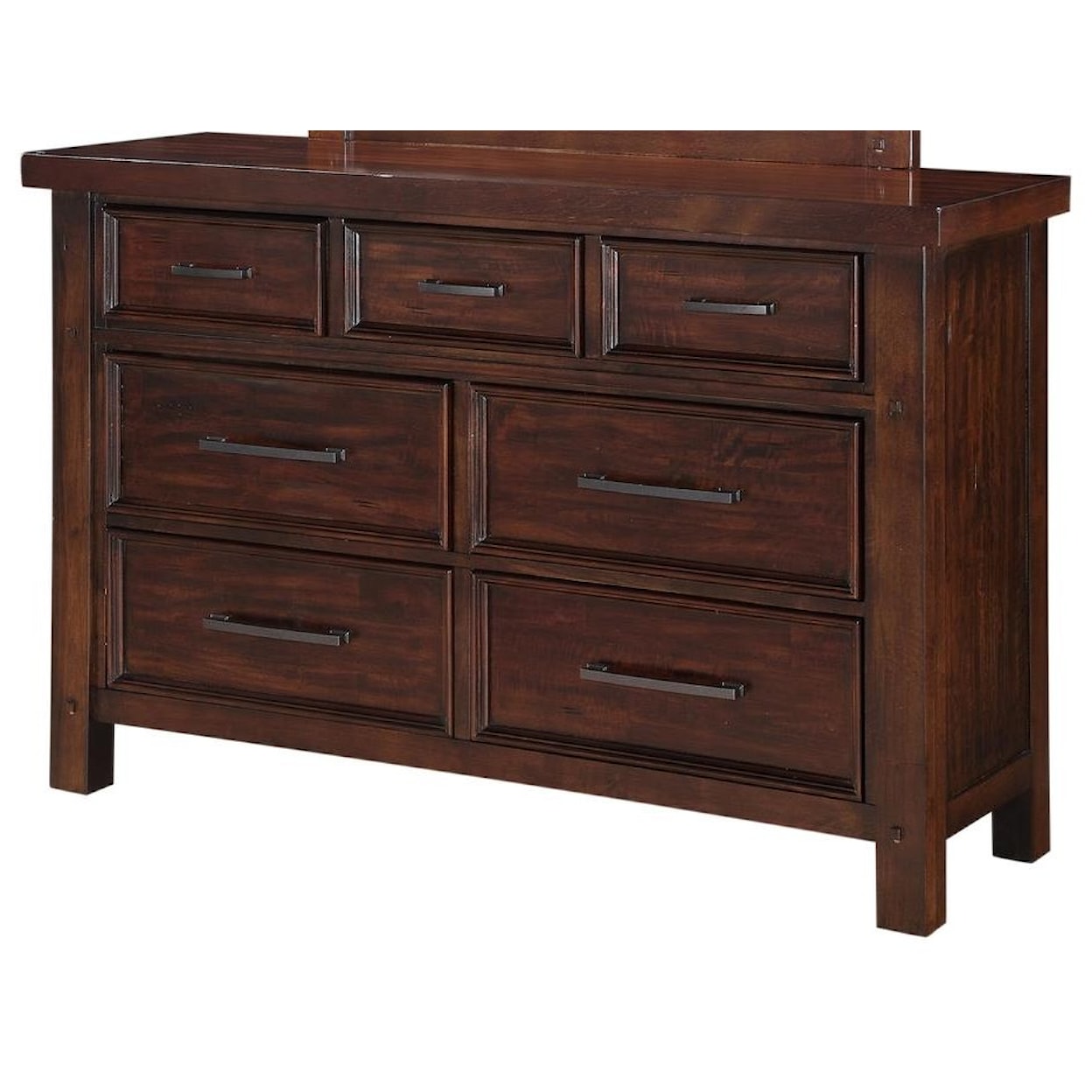 HH HAYWARD 7 DRAWER DRESSER MANGO WOOD