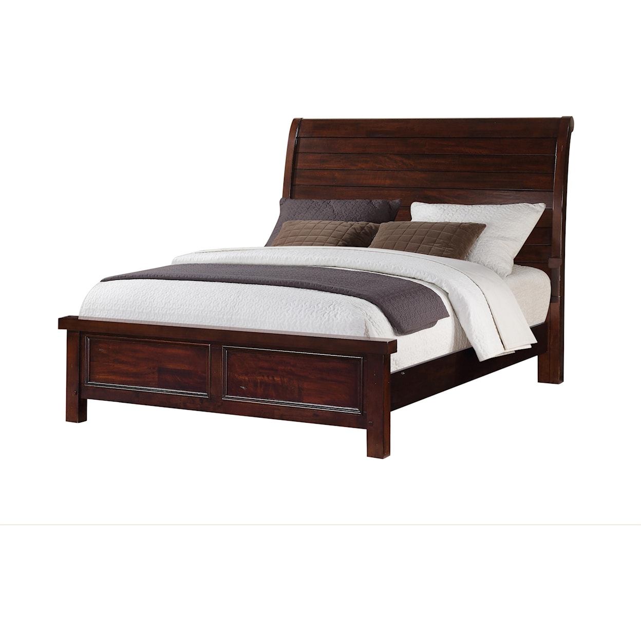 HH HAYWARD FULL SIZE SLEIGH BED