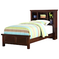 TWIN BOOKCASE BED