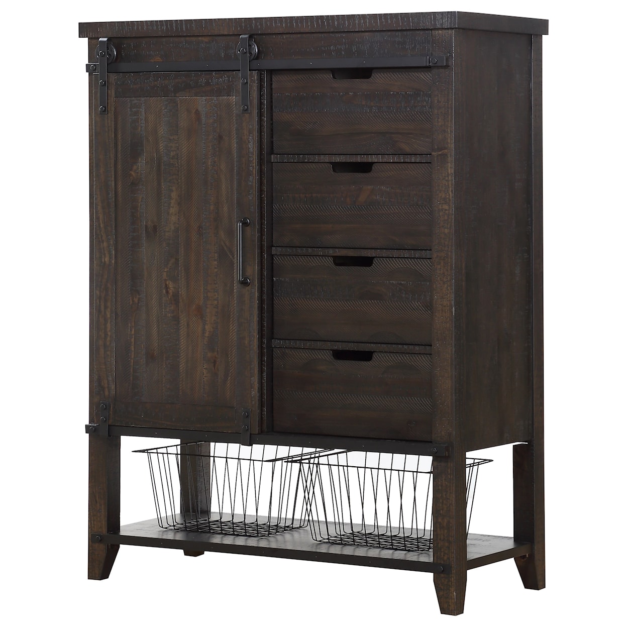 HH Durango Gentleman's Chest with Metal Baskets