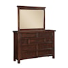 Holland House Sonoma Drawer Dresser and Mirror