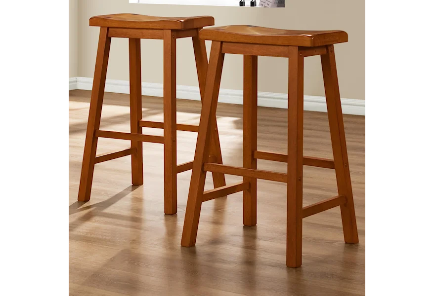 5302 29 Inch Stool by Homelegance at Nassau Furniture and Mattress