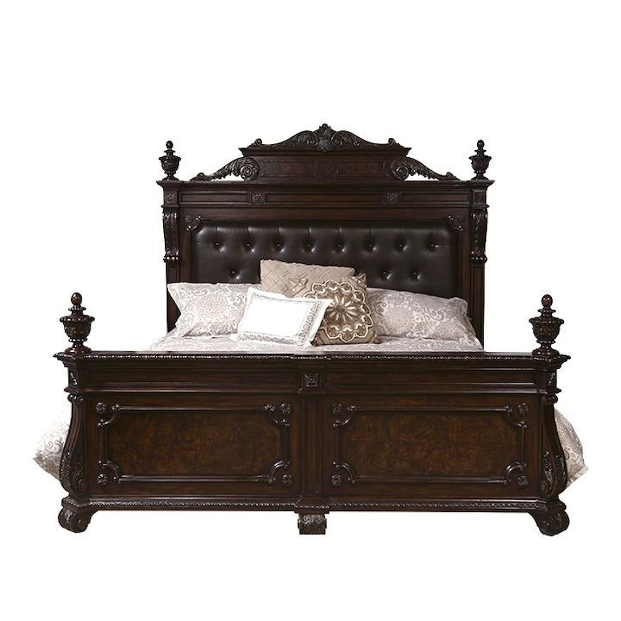 Home Insights Vintage Genevieve Upholstered Queen Bed