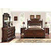 Home Insights Vintage Genevieve Upholstered King Bed