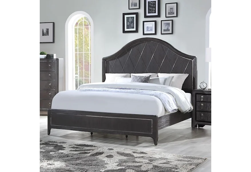 Harbor Town King Glam Bed by Home Insights at Royal Furniture