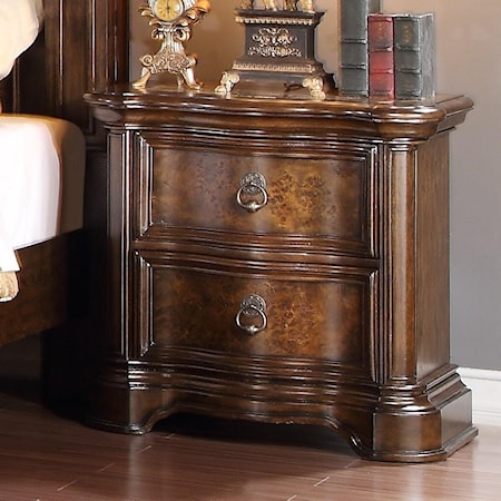 Nightstand with Marble Top