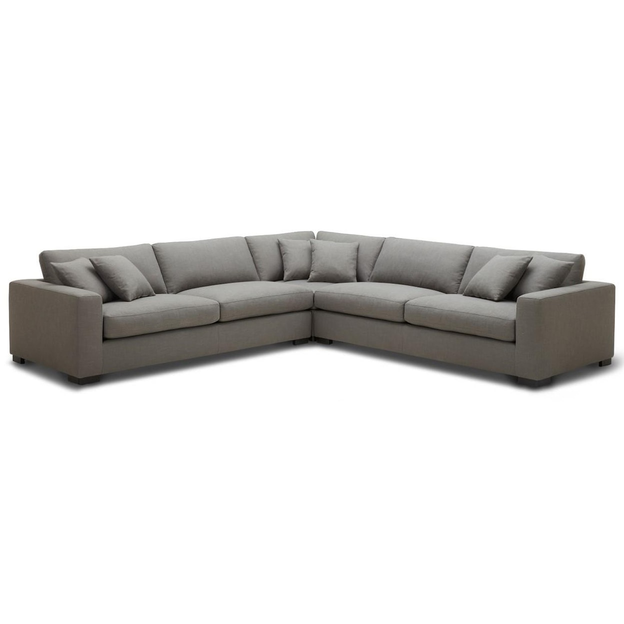 Home Meridian International Isabella Steel 3 Piece Sectional