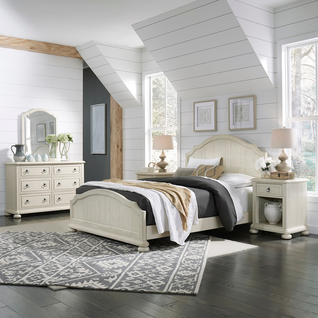 Homestyles Provence Queen Bedroom Group