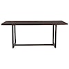 Home Trends & Design Aspen Faux Live-Edge Dining Table