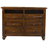 Media Chest w/ 6 Drawers