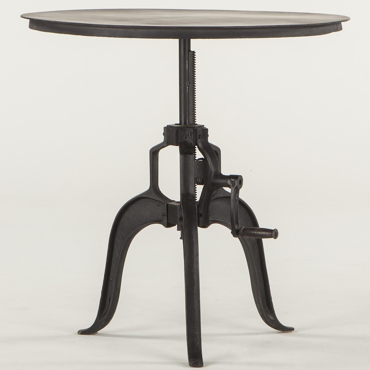 Home Trends & Design Industrial Loft Round Pub Table