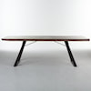Home Trends & Design FLL 80" Wood Top Table