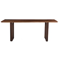 Casual 78" Wood Top Table