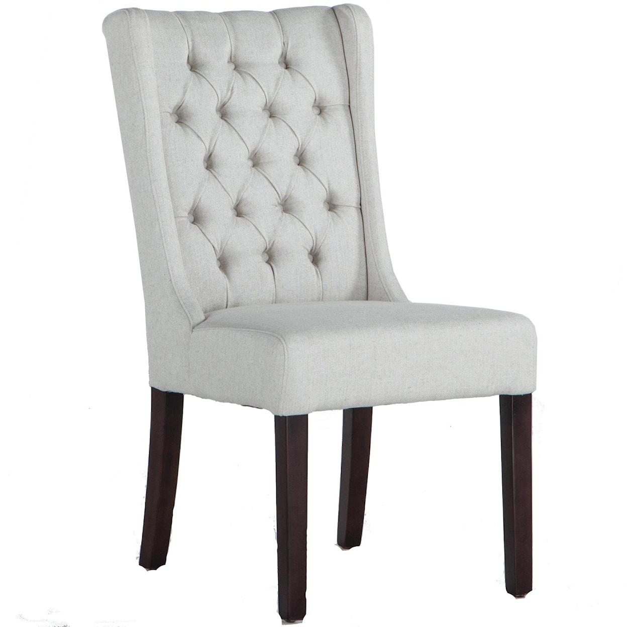 Home Trends & Design G206 LARA Upholstered Dining Side Chair