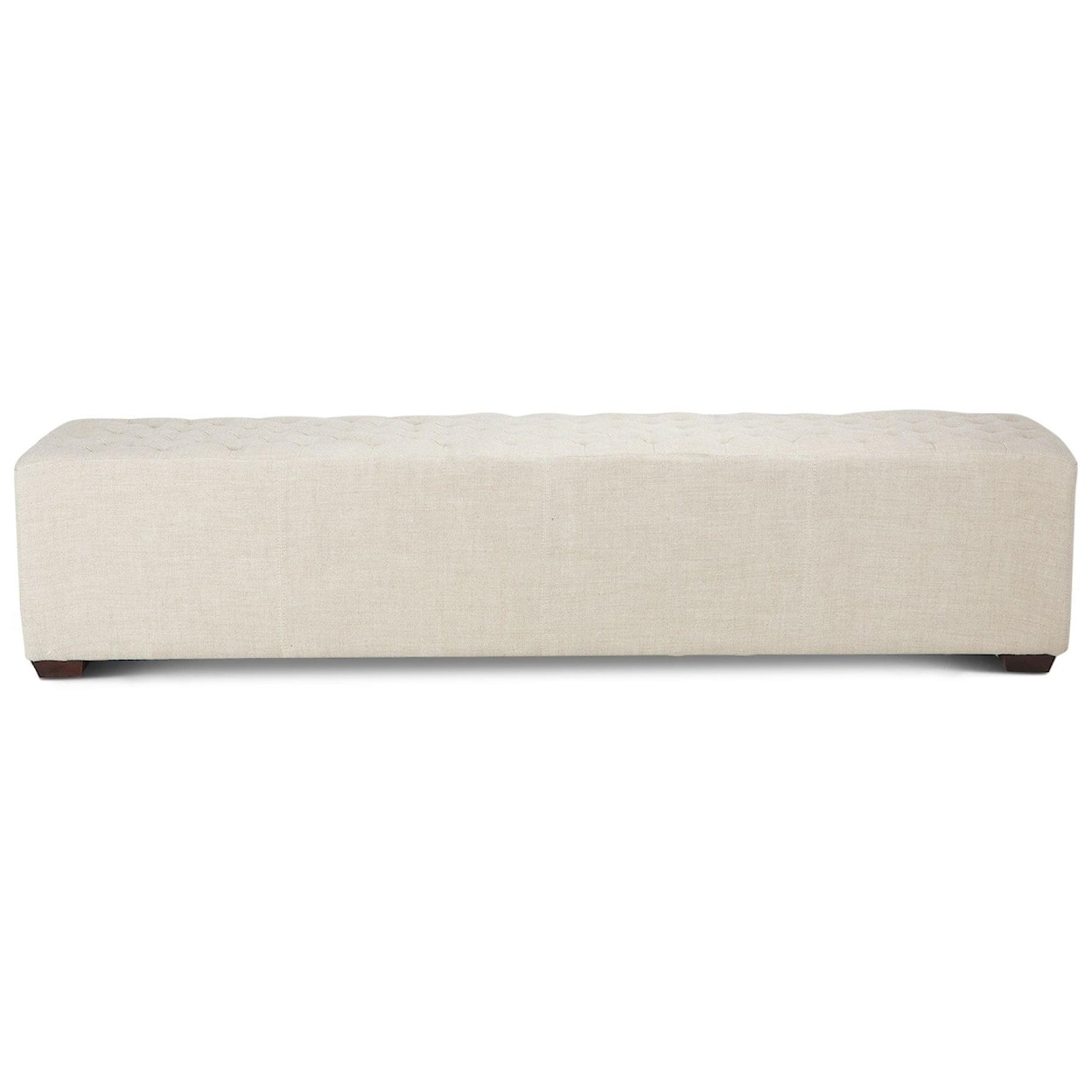 BeGlobal Grosvenor 81 Inch Linen Bench