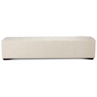 D'Orsay 81 Inch Linen Bench