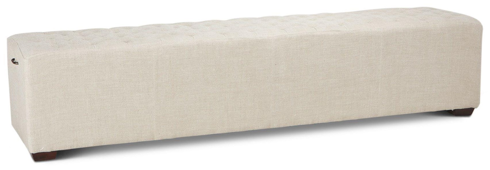 BeGlobal Grosvenor 81 Inch Linen Bench
