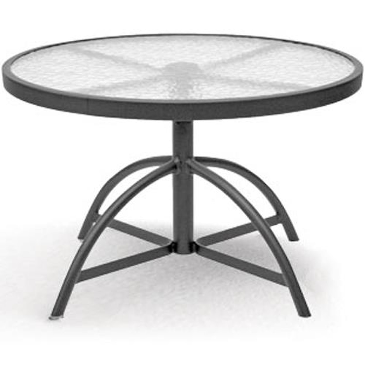 Homecrest Glass 30" Adjustable Table