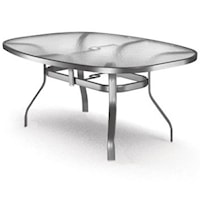 Ellipse Dining Table with Flared Legs