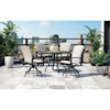 Homecrest Havenhill Sling Swivel Rocker Balcony Stool