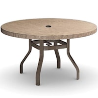 42" Balcony Table without Umbrella Hole and Splayed Legs