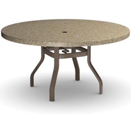 42" Round Dining Table with Umbrella Hole