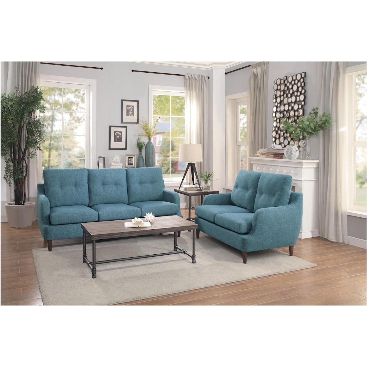 Homelegance Furniture Cagle Stationary Living Room Group