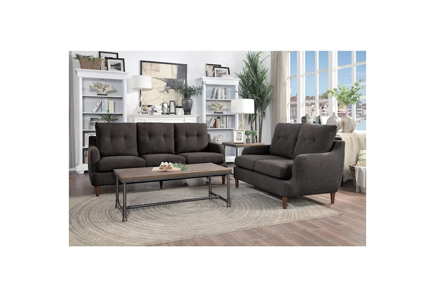 Cagle Stationary Living Room Group by Homelegance at Z & R Furniture