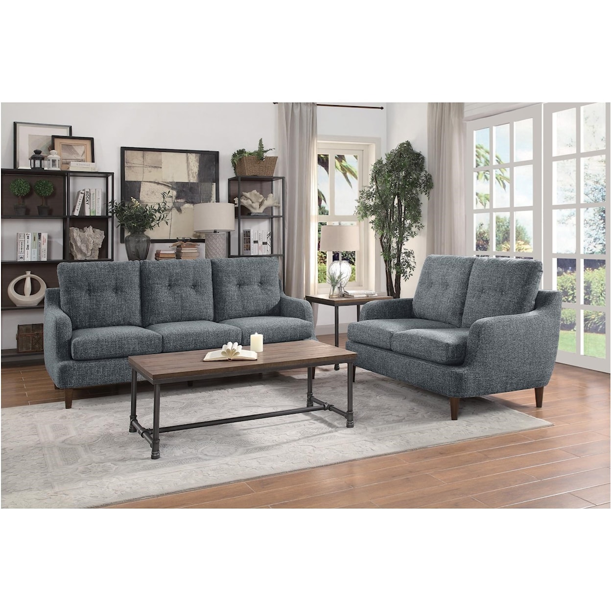 Homelegance Furniture Cagle Stationary Living Room Group