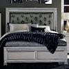 Homelegance 1958 Glam Queen Headboard and Footboard Bed