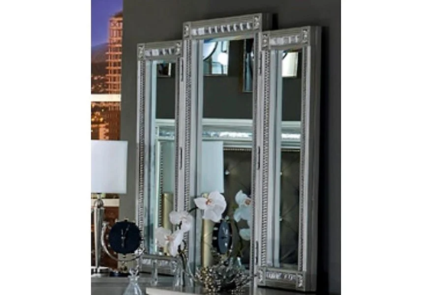 1958 Glam Vanity Mirror by Homelegance Furniture at Del Sol Furniture