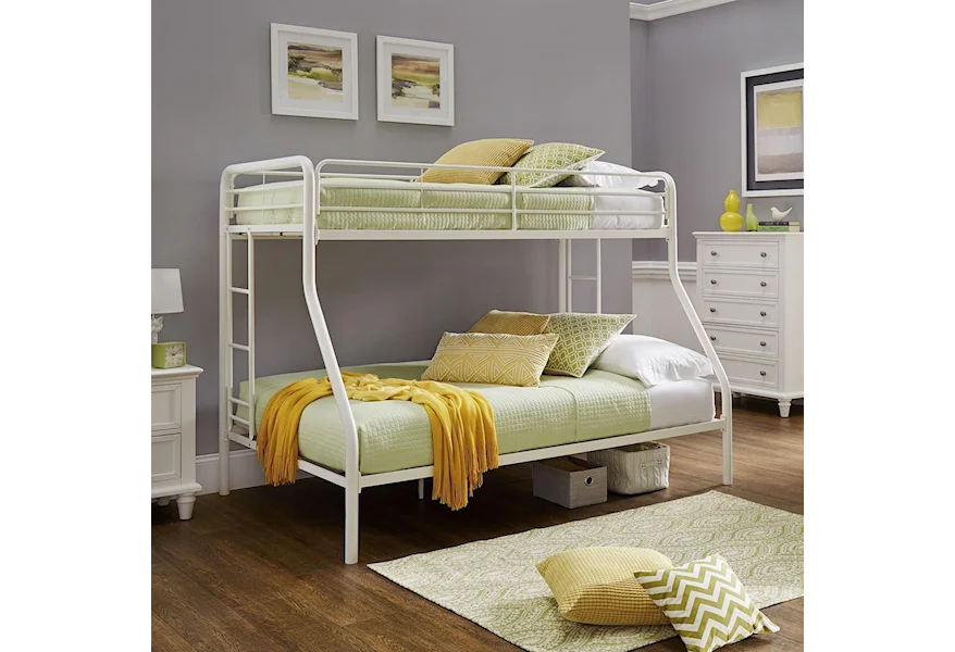 339TF Twin over Full Bunk Bed by Homelegance at Corner Furniture