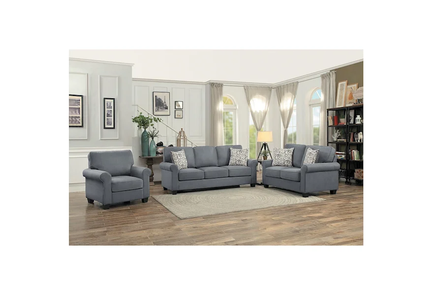Selkirk Living Room Group by Homelegance at Carolina Direct