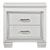 Homelegance Furniture Allura Glam Two Drawer Night Stand with Under-Light