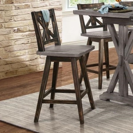 bar height swivel barstool