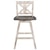 Home Style Neo White Rustic Swivel Pub-Height Chair