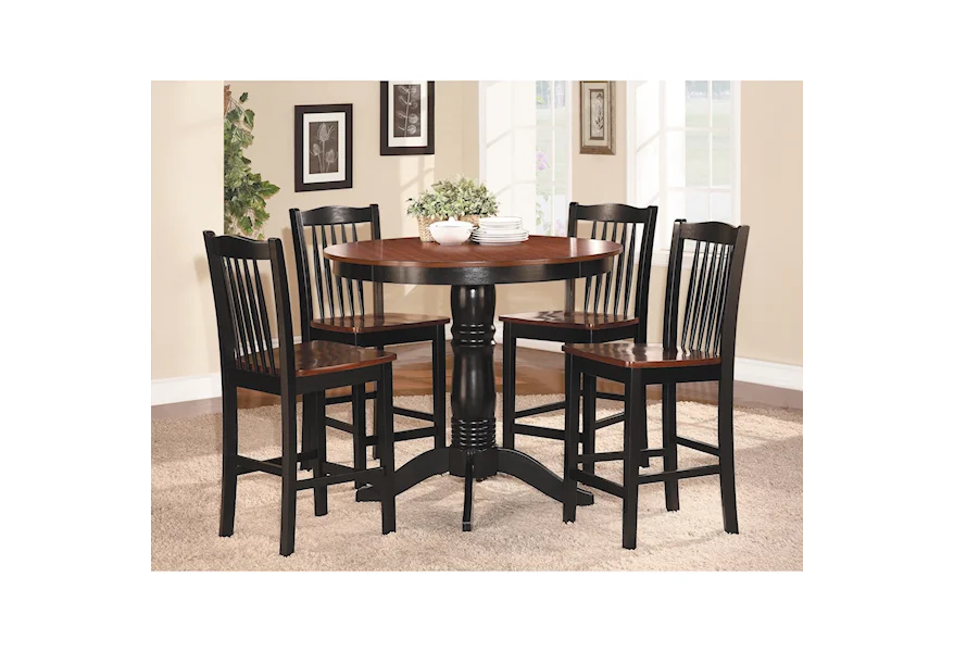 Andover Counter Height Table and Chair Set by Homelegance at Z & R Furniture
