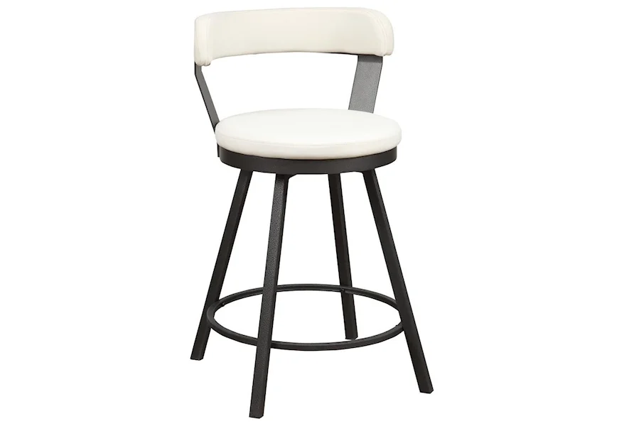 Appert Swivel Counter Height Chair by Homelegance at A1 Furniture & Mattress